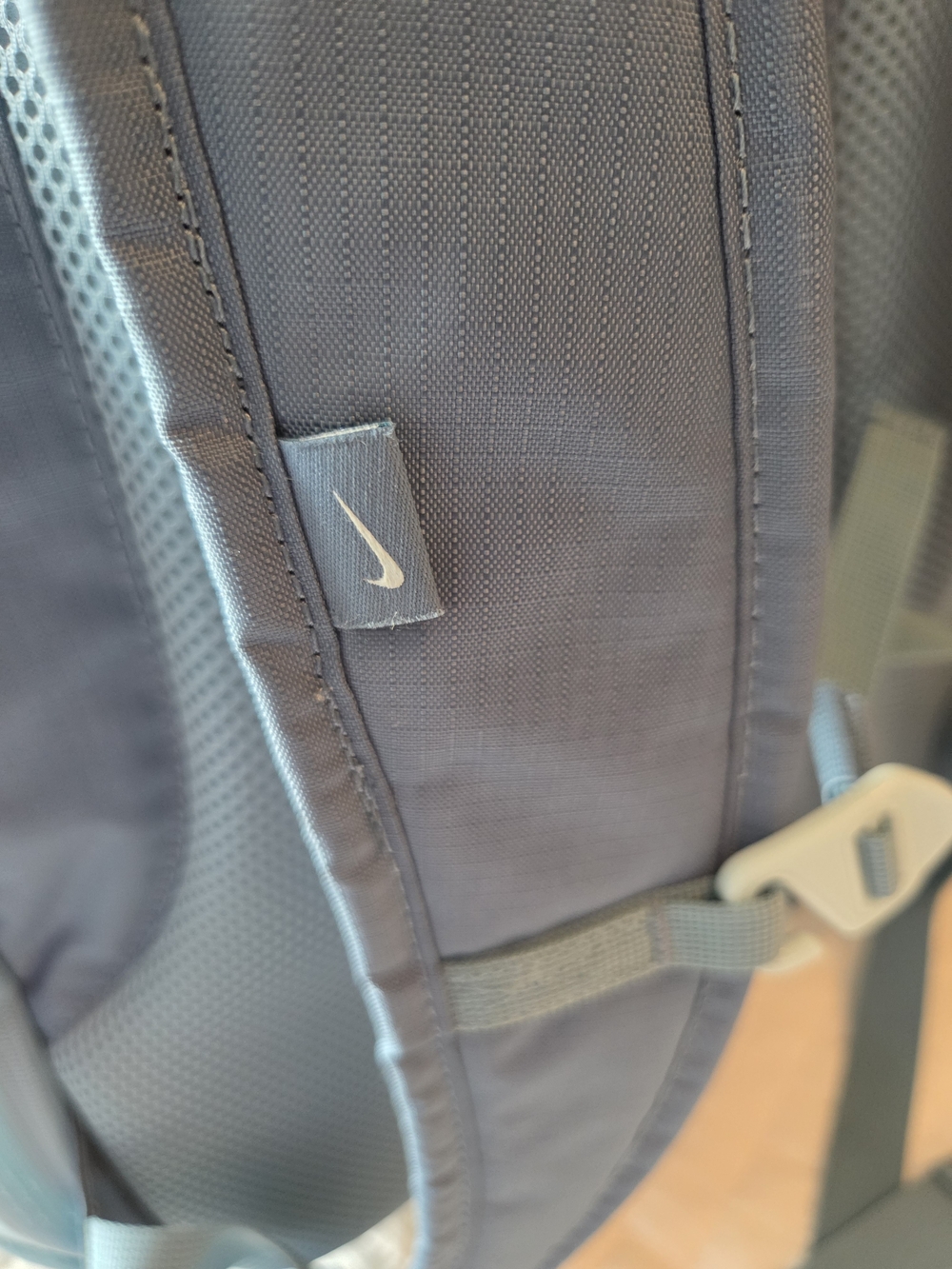 NWOT Nike Slate Blue Backpack with Front Bungee - Picture 7 of 9